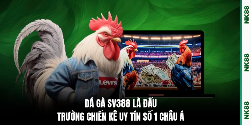 Đá gà SV388 là đấu trường chiến kê uy tín số 1 châu Á