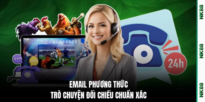 Email phương thức trò chuyện đối chiếu chuẩn xác