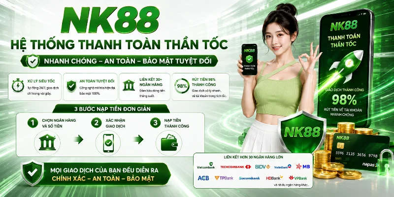 Thanh toán an toàn với tốc độ xử lý chỉ 3 phút
